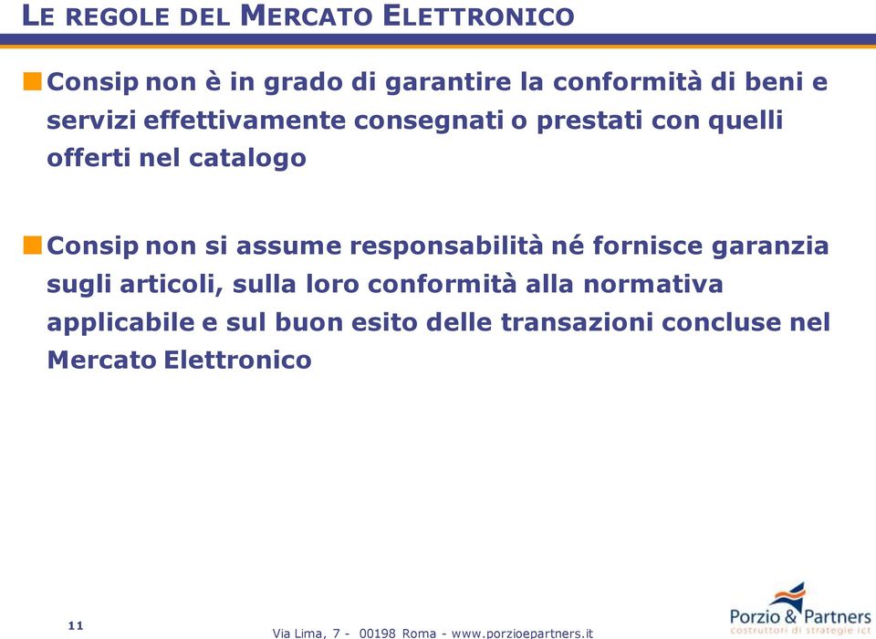 si assume responsabilità né fornisce garanzia sugli articoli, sulla loro conformità alla