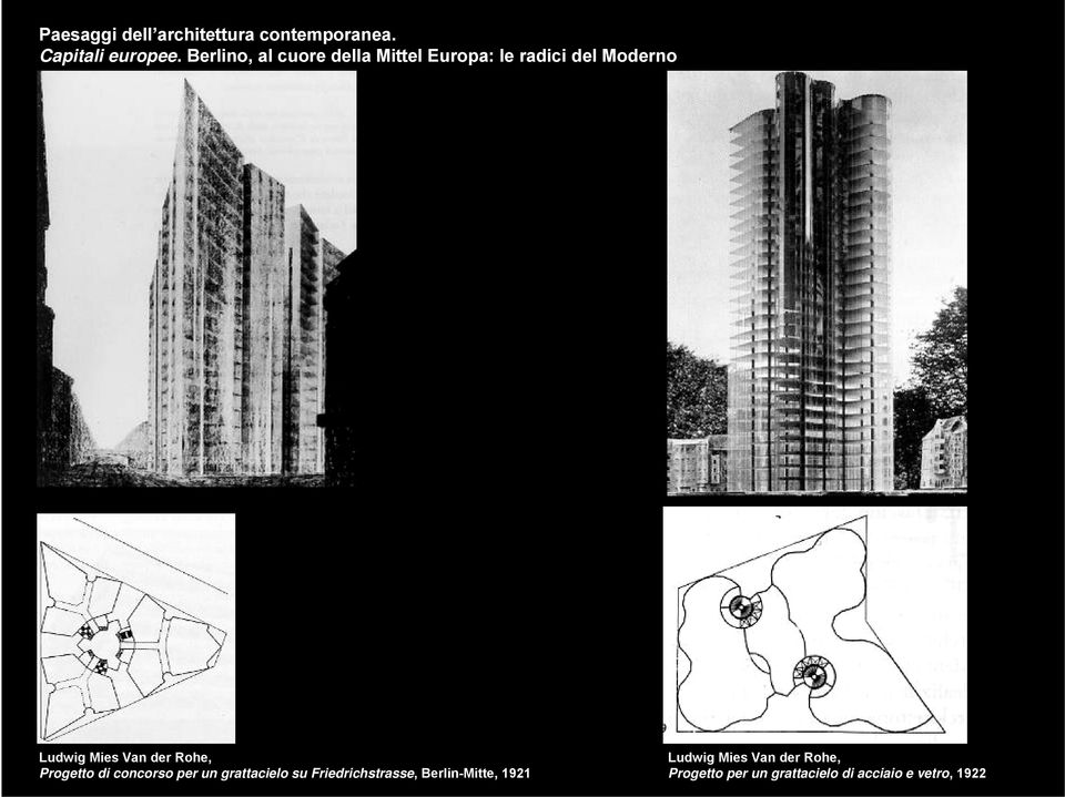 Ludwig Mies Van der Rohe, Progetto di concorso per un grattacielo