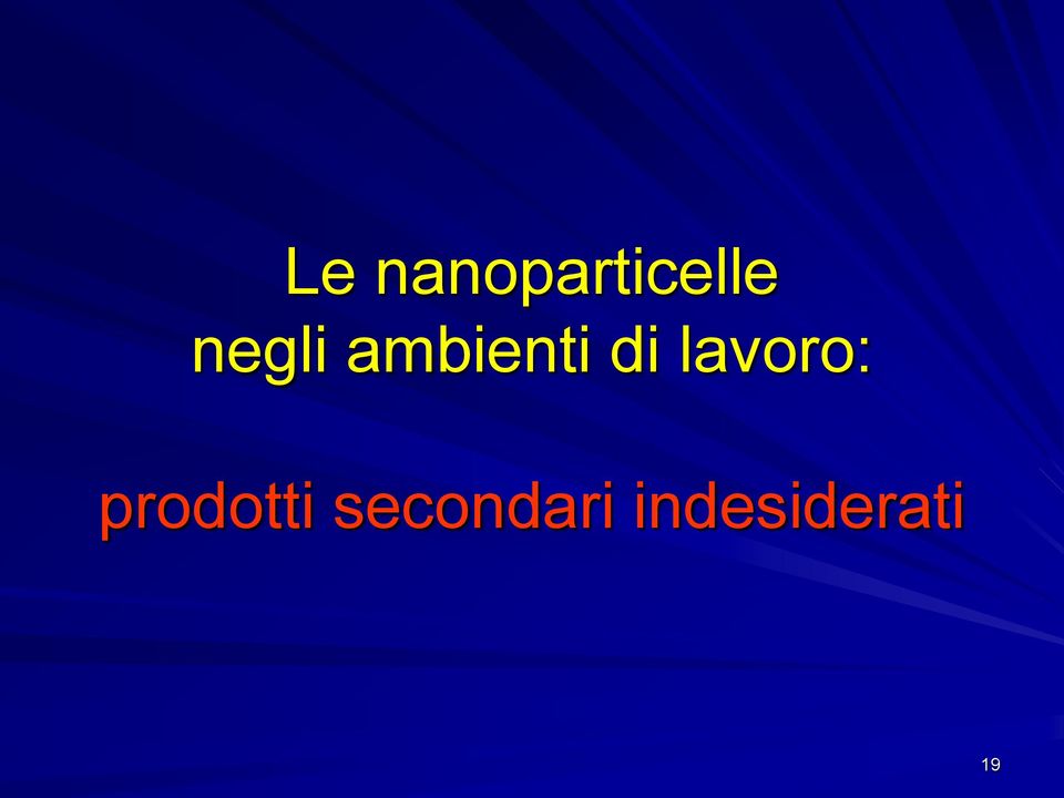 lavoro: prodotti