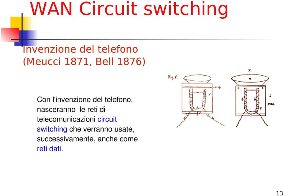 di telecomunicazioni circuit switching che