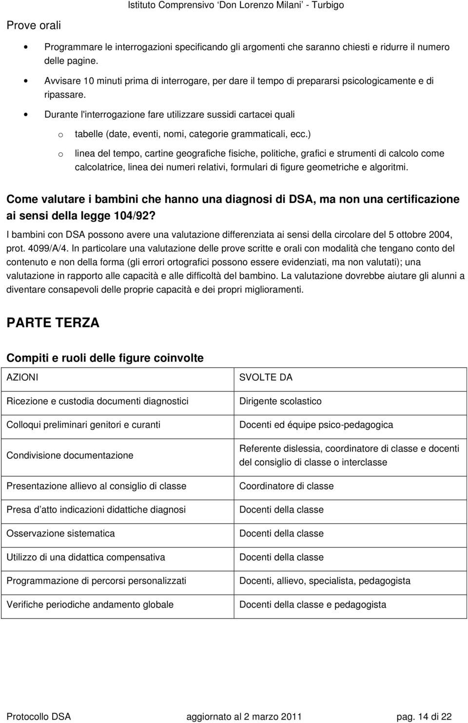 Durante l'interrgazine fare utilizzare sussidi cartacei quali tabelle (date, eventi, nmi, categrie grammaticali, ecc.