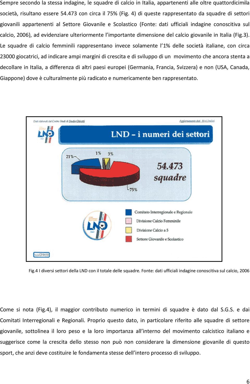 importante dimensione del calcio giovanile in Italia (Fig.3).
