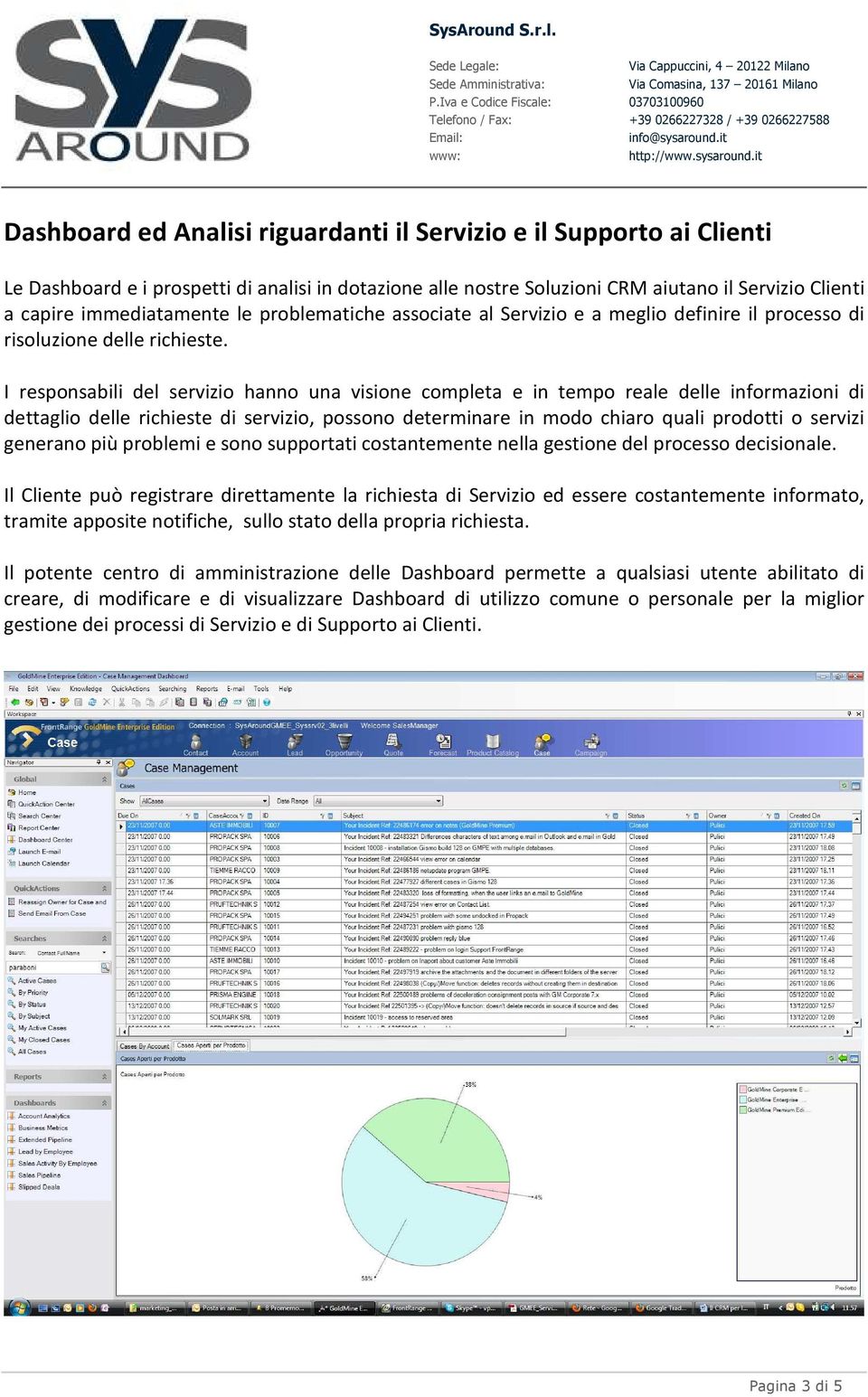 I responsabili del servizio hanno una visione completa e in tempo reale delle informazioni di dettaglio delle richieste di servizio, possono determinare in modo chiaro quali prodotti o servizi