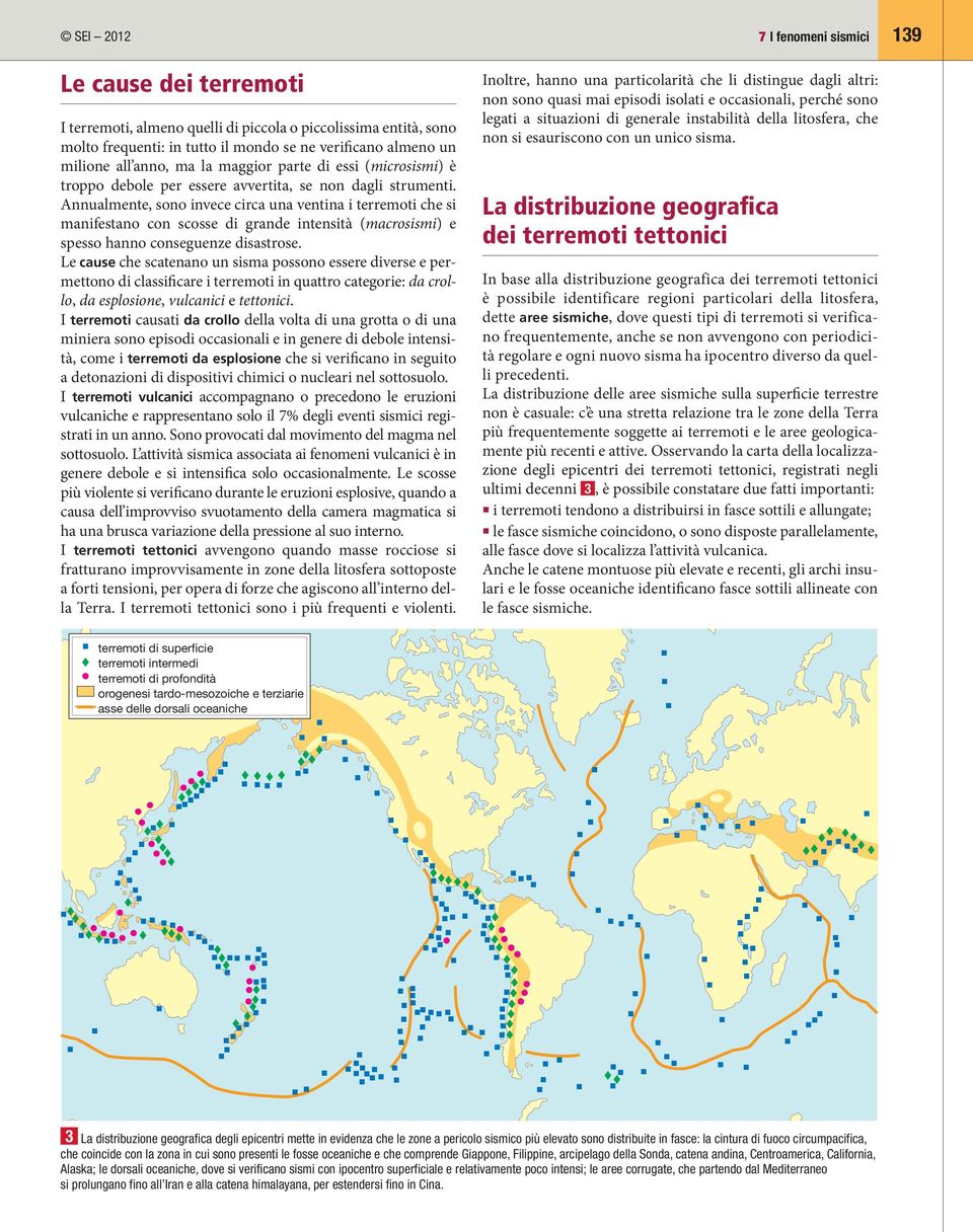 Annualmente, sono invece circa una ventina i terremoti che si manifestano con scosse di grande intensità (macrosismi) e spesso hanno conseguenze disastrose.