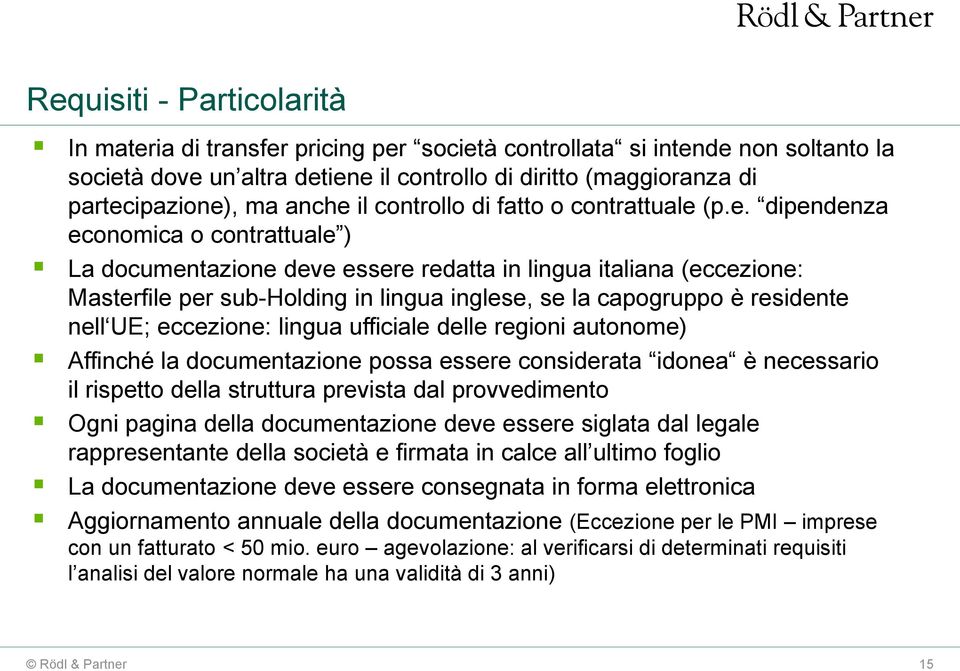 il controllo di fatto o contrattuale 