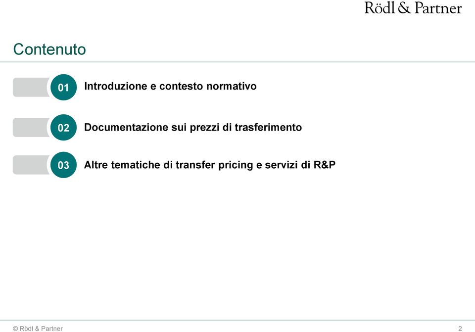 prezzi di trasferimento 03 Altre