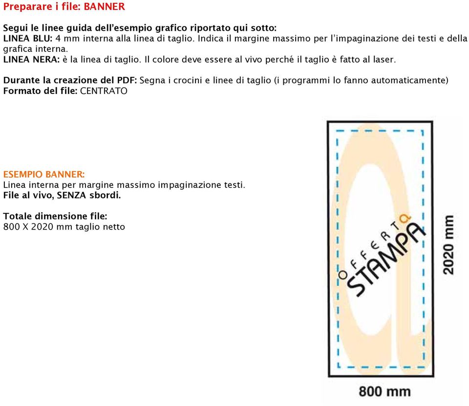 Indica il margine massimo per l impaginazione dei testi e della Il