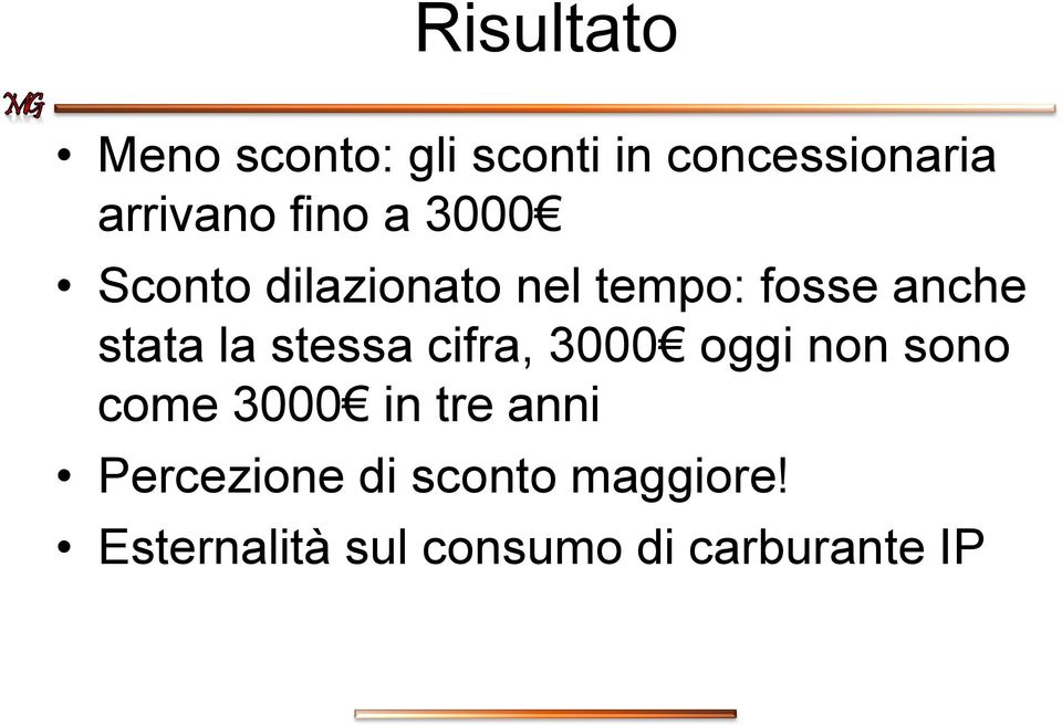 stessa cifra, 3000 oggi non sono come 3000 in tre anni