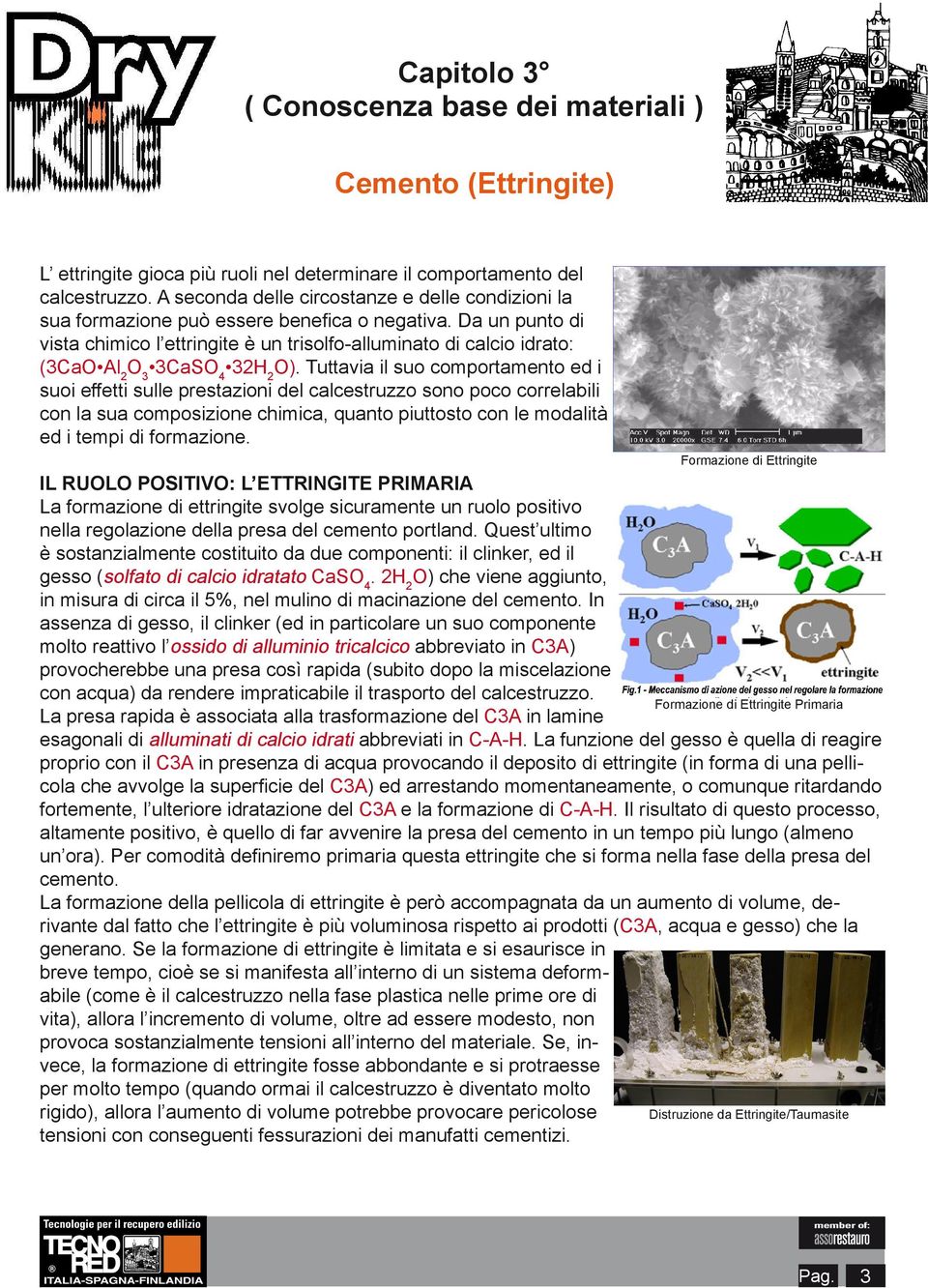 Tuttavia il suo comportamento ed i suoi effetti sulle prestazioni del calcestruzzo sono poco correlabili con la sua composizione chimica, quanto piuttosto con le modalità ed i tempi di formazione.