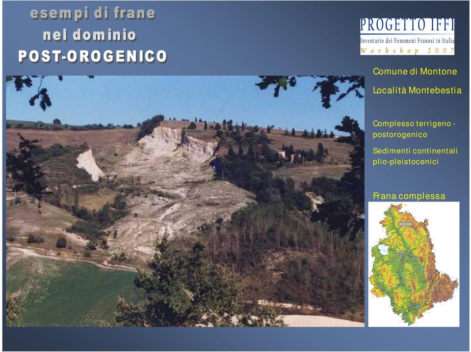 - postorogenico Sedimenti