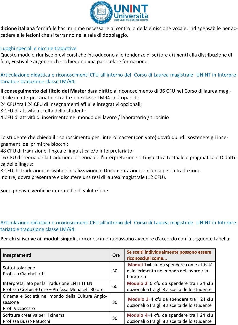 particolare formazione.