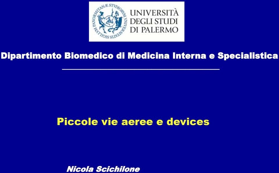 Specialistica Piccole vie