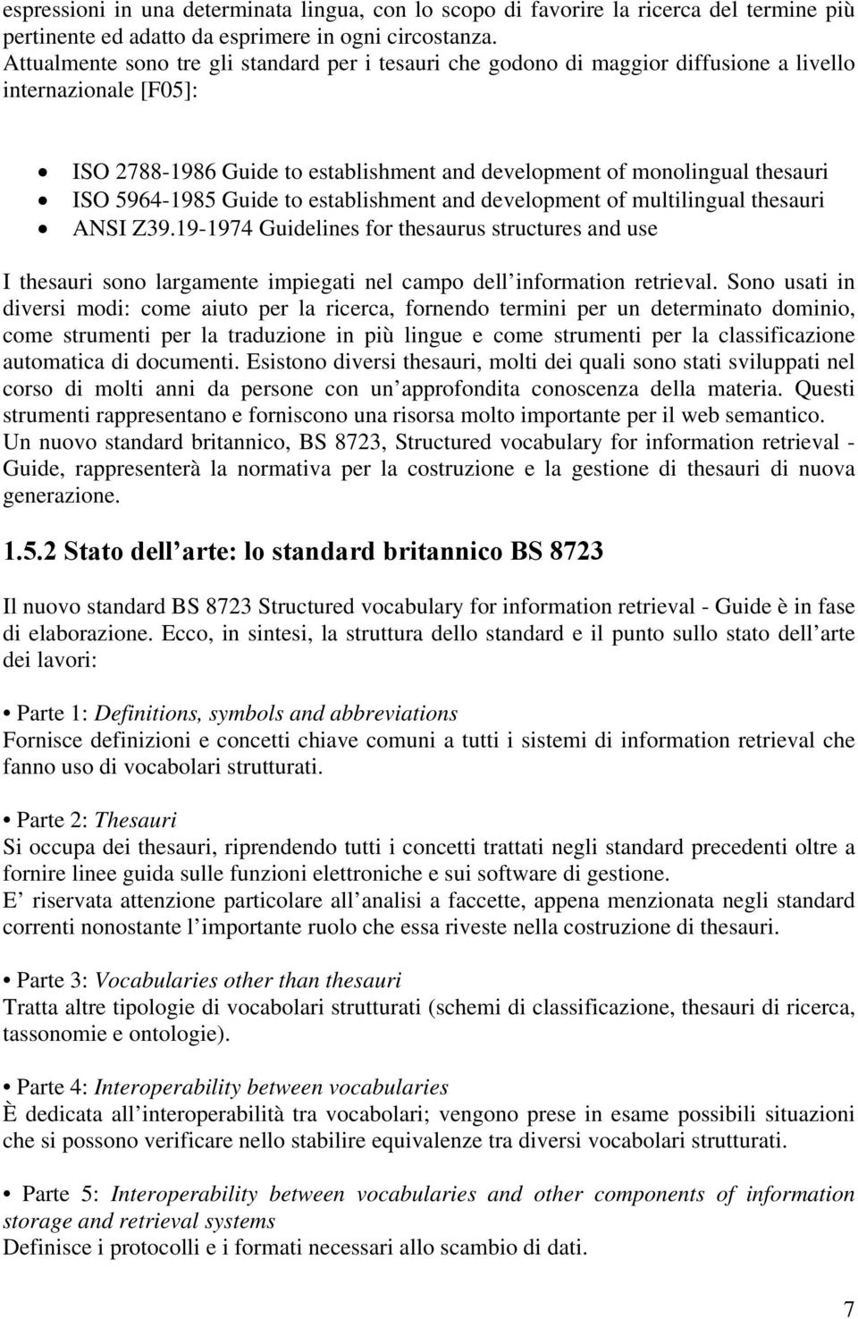 5964-1985 Guide to establishment and development of multilingual thesauri ANSI Z39.