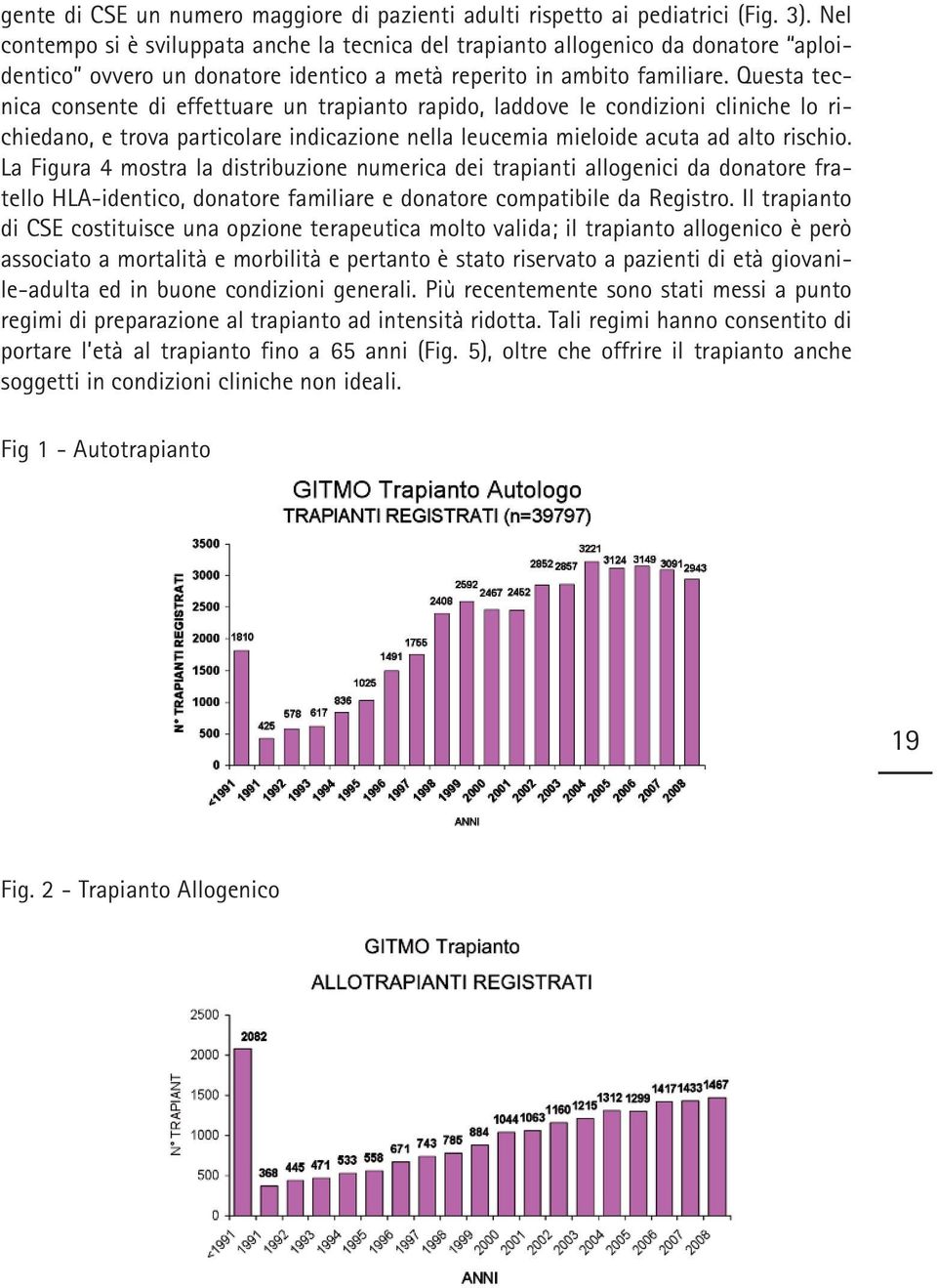 Questa tecnica consente di effettuare un trapianto rapido, laddove le condizioni cliniche lo richiedano, e trova particolare indicazione nella leucemia mieloide acuta ad alto rischio.