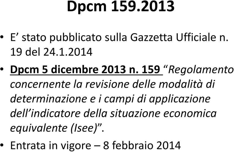 e i campi di applicazione dell indicatore della situazione economica