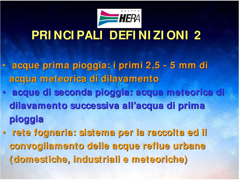 dilavamento successiva all acqua di prima pioggia rete fognaria: sistema per