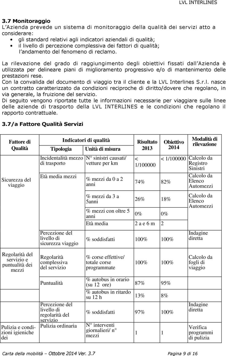 La rilevazione del grado di raggiungimento degli obiettivi fissati dall Azienda è utilizzata per delineare piani di miglioramento progressivo e/o di mantenimento delle prestazioni rese.