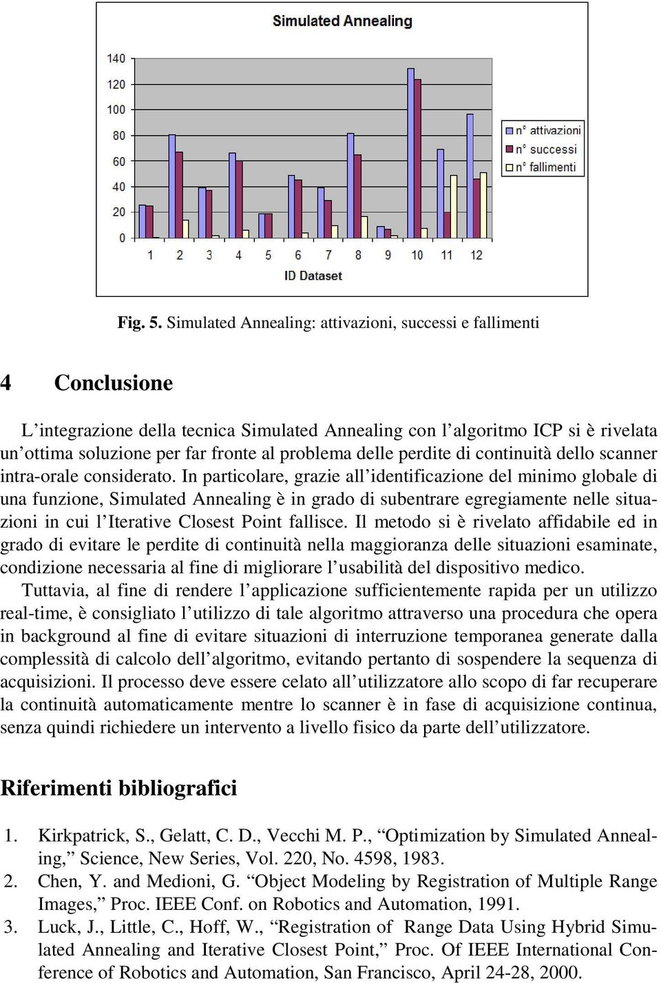 delle perdite di continuità dello scanner intra-orale considerato.