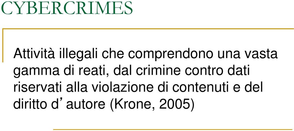 crimine contro dati riservati alla