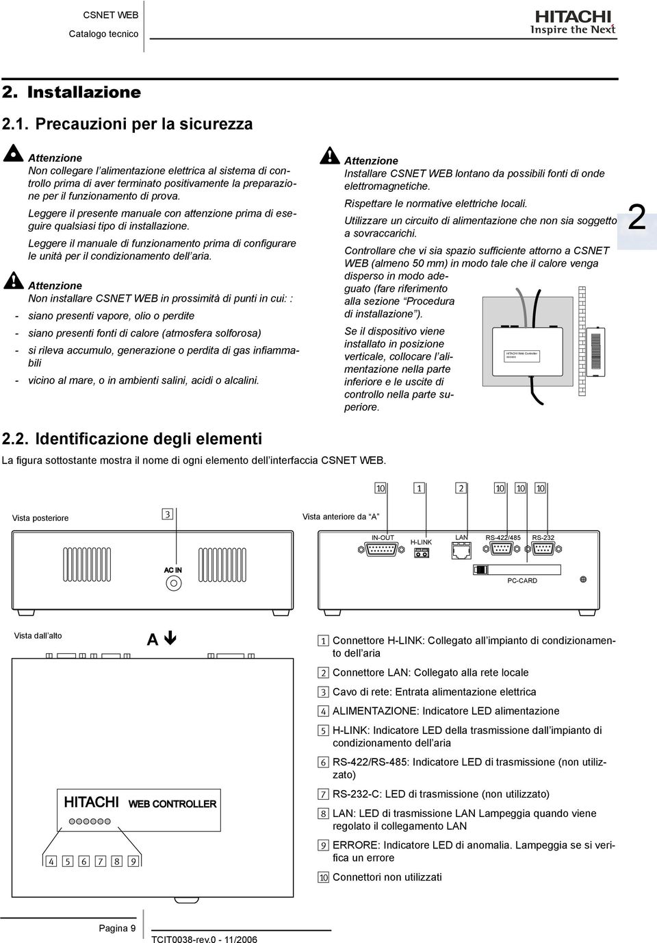 Leggere il presente manuale con attenzione prima di eseguire qualsiasi tipo di installazione. Leggere il manuale di funzionamento prima di configurare le unità per il condizionamento.