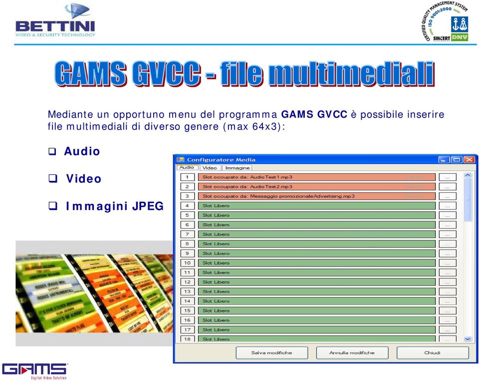 inserire file multimediali di