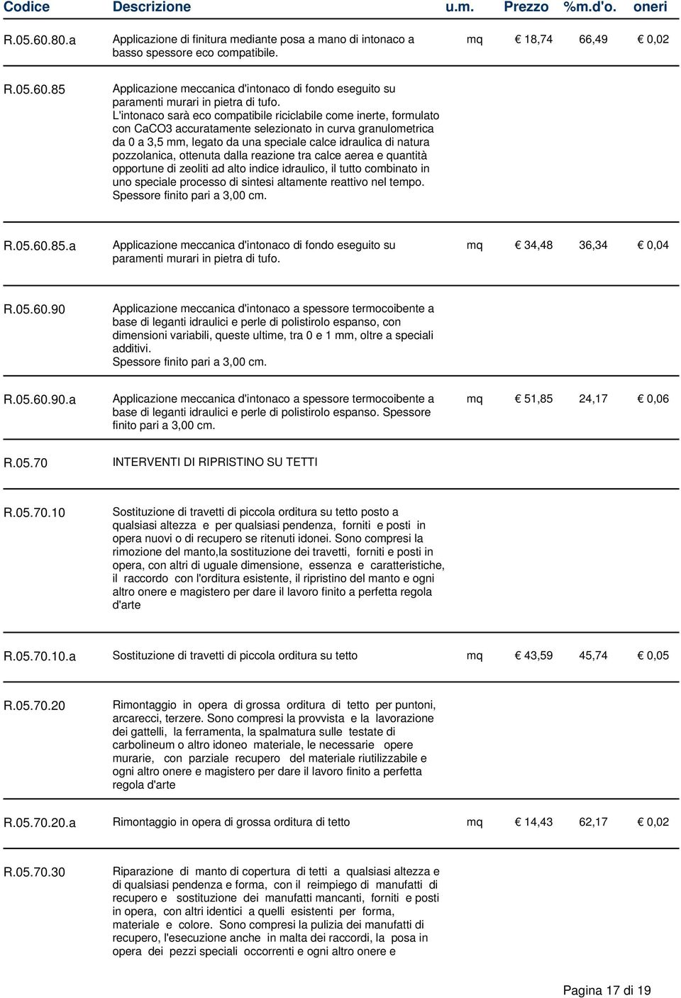 pozzolanica, ottenuta dalla reazione tra calce aerea e quantità opportune di zeoliti ad alto indice idraulico, il tutto combinato in uno speciale processo di sintesi altamente reattivo nel tempo.