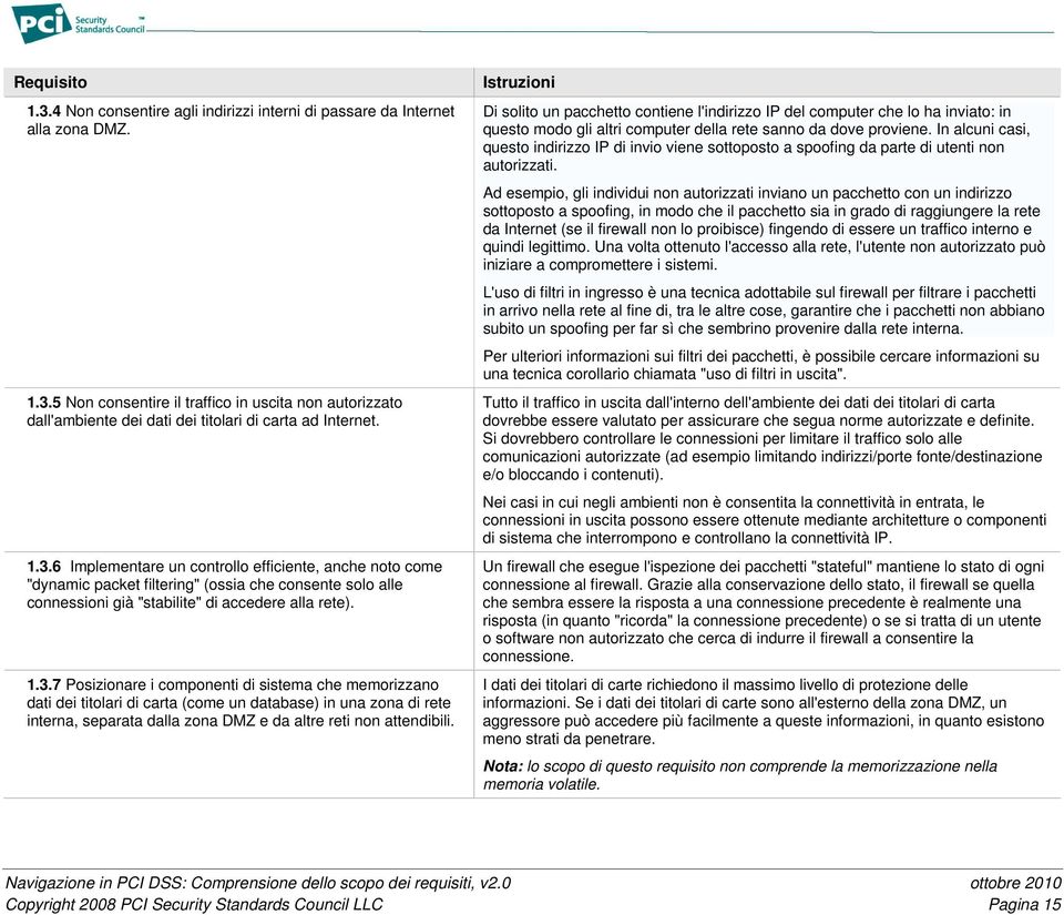 Di solito un pacchetto contiene l'indirizzo IP del computer che lo ha inviato: in questo modo gli altri computer della rete sanno da dove proviene.