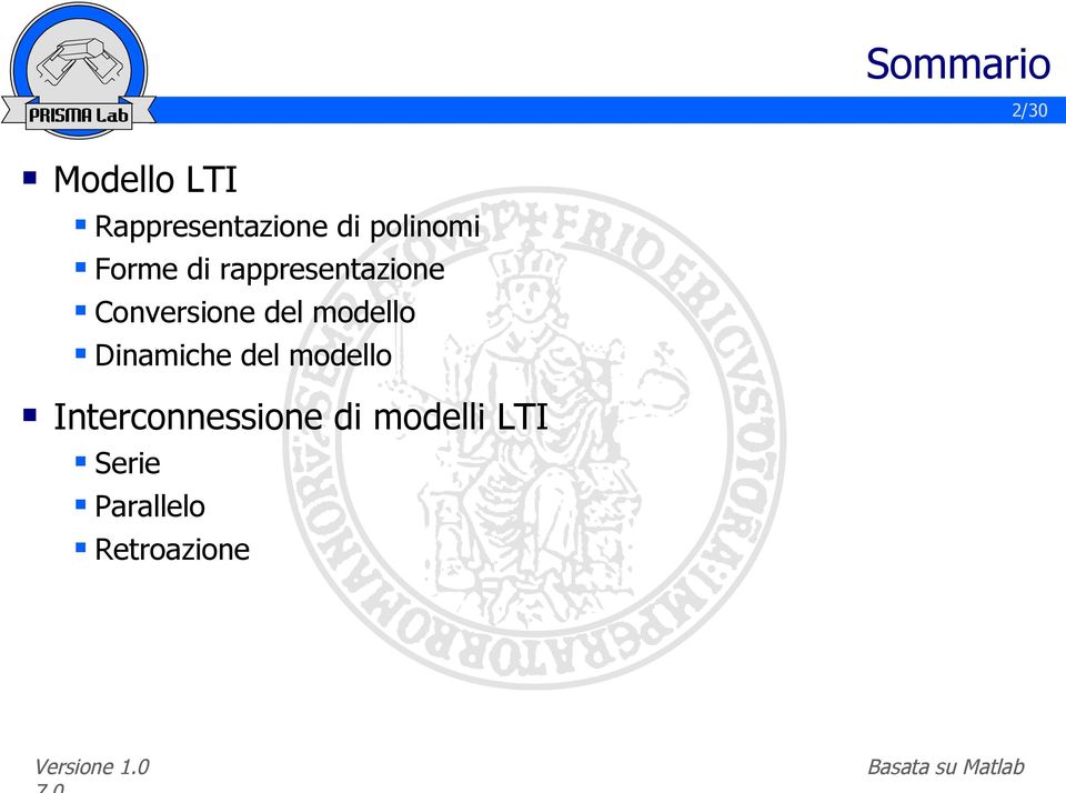 del modello Dinamiche del modello