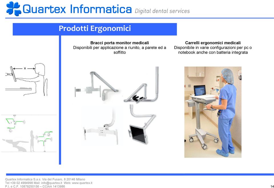 medicali Disponibile in varie configurazioni per pc o notebook