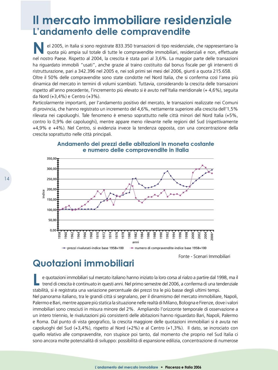 Rispetto al 2004, la crescita è stata pari al 3,6%.