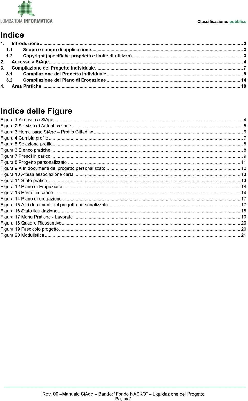 .. 5 Figura 3 Home page SiAge Profilo Cittadino... 6 Figura 4 Cambia profilo... 7 Figura 5 Selezione profilo... 8 Figura 6 Elenco pratiche... 8 Figura 7 Prendi in carico.