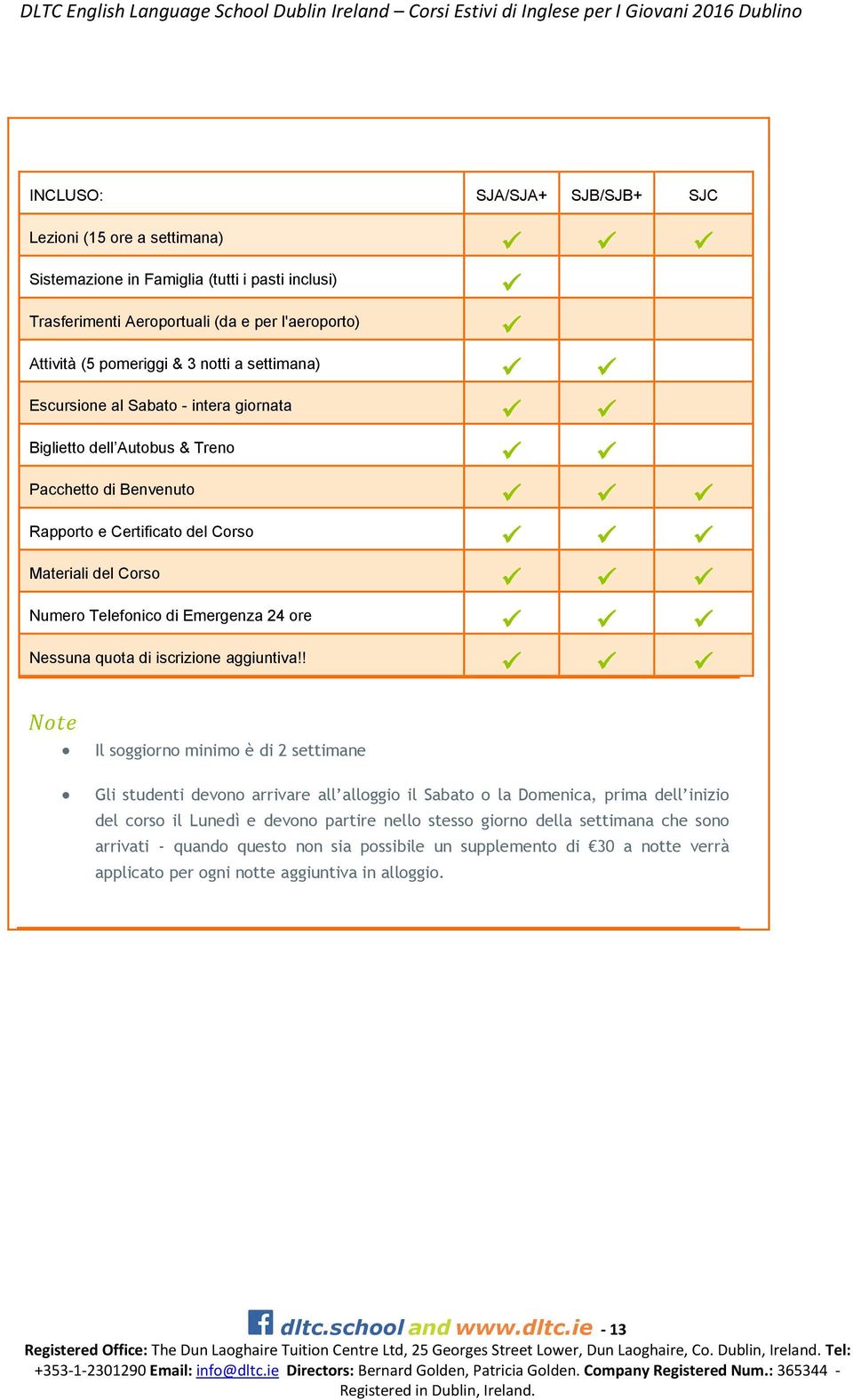 Nessuna quota di iscrizione aggiuntiva!