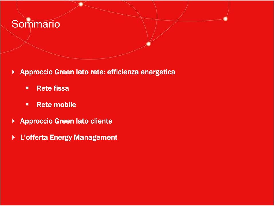 fissa Rete mobile Approccio Green