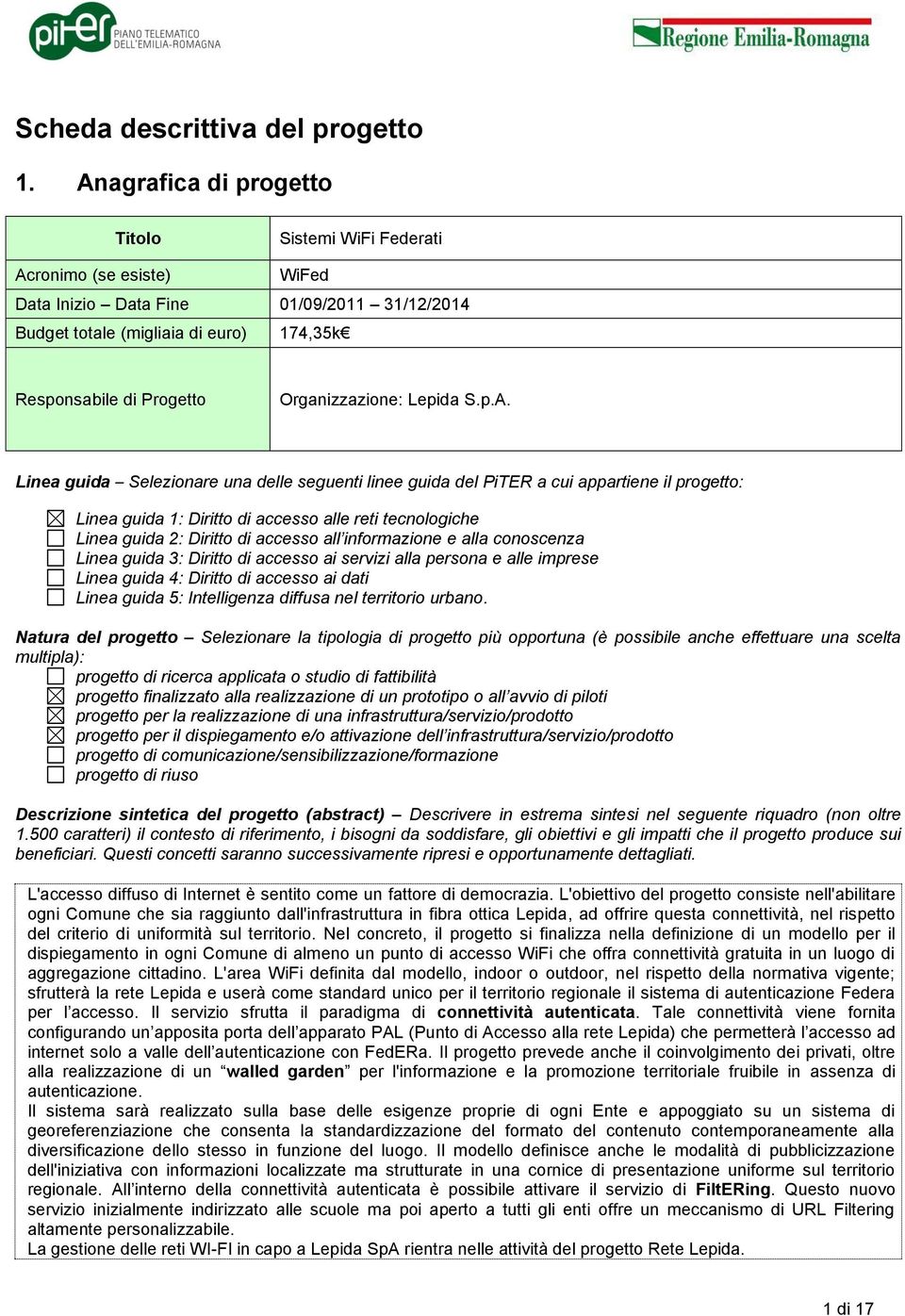 Organizzazione: Lepida S.p.A.