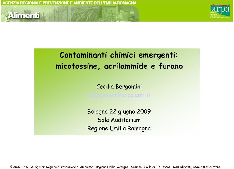 Bergamini cbergamini@arpa.emr.