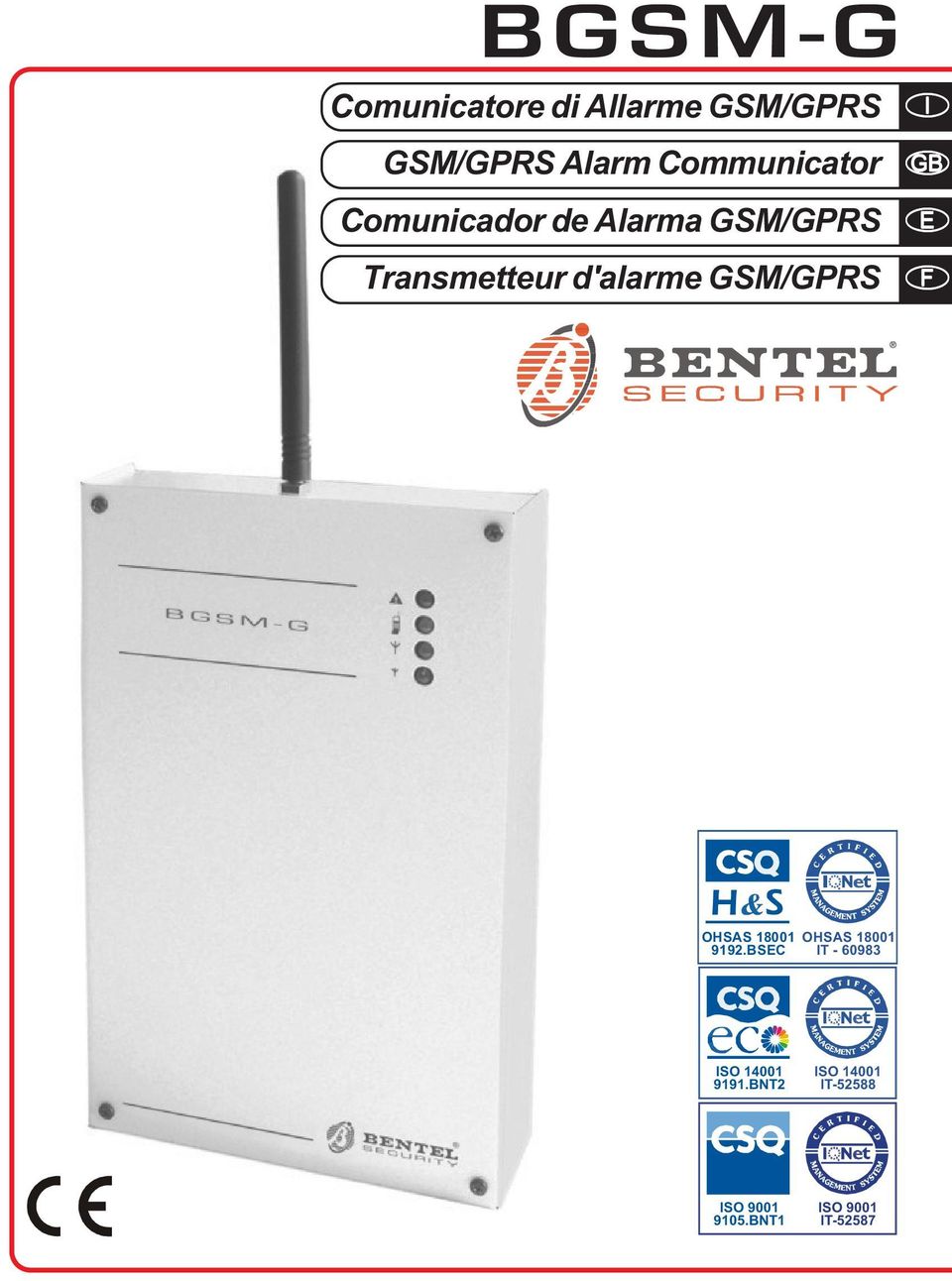 Alarma GSM/GPRS E Transmetteur d'alarme