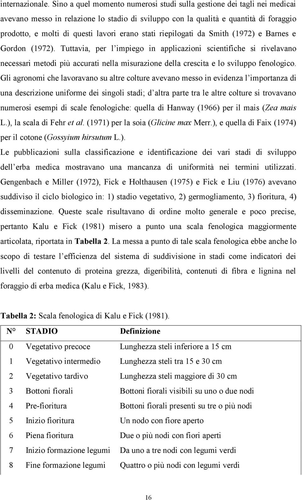 stati riepilogati da Smith (1972) e Barnes e Gordon (1972).