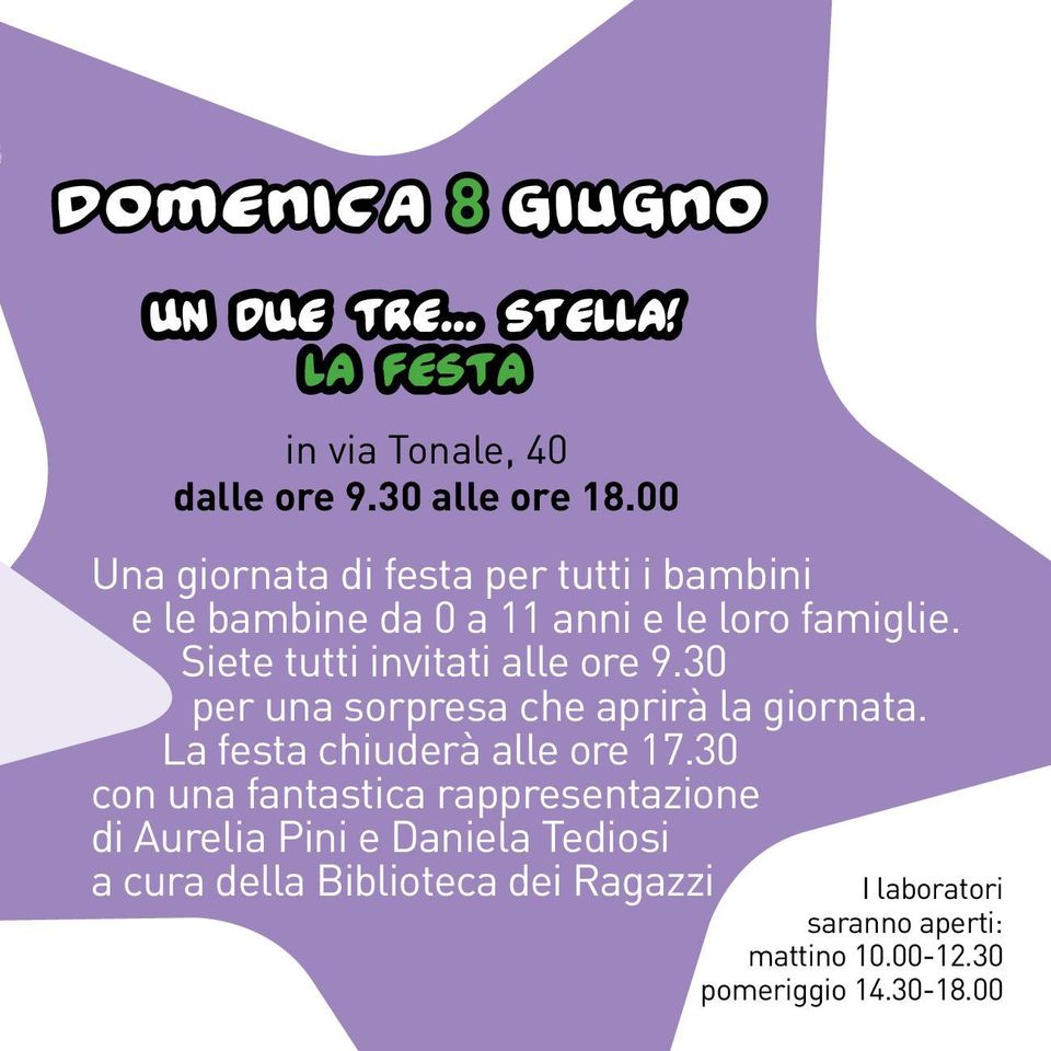 Siete tutti invitati alle ore 9.30 per una sorpresa che aprirà la giornata. La festa chiuderà alle ore 17.