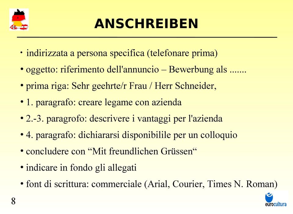 paragrofo: descrivere i vantaggi per l'azienda 4.