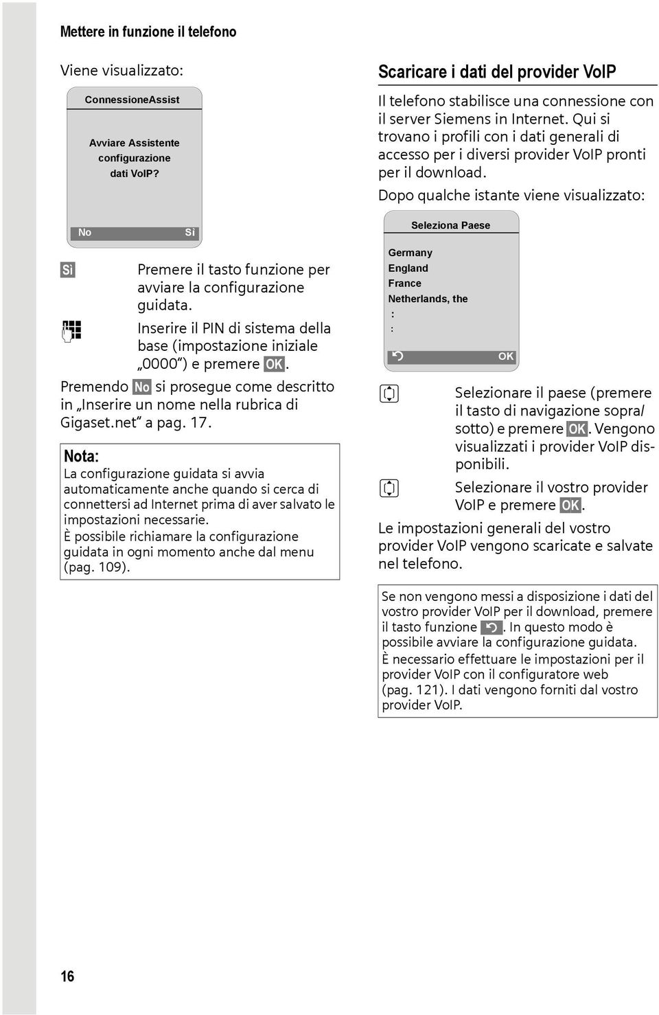 Qui si trovano i profili con i dati generali di accesso per i diversi provider VoIP pronti per il download.