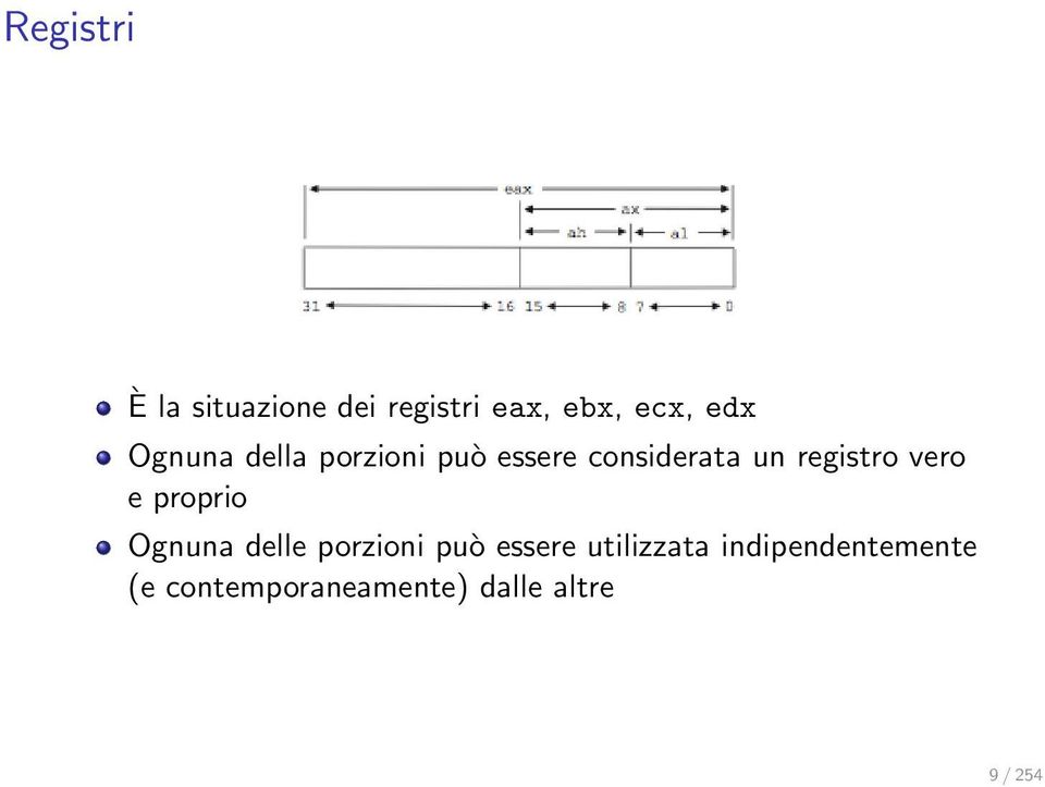 vero e proprio Ognuna delle porzioni può essere utilizzata