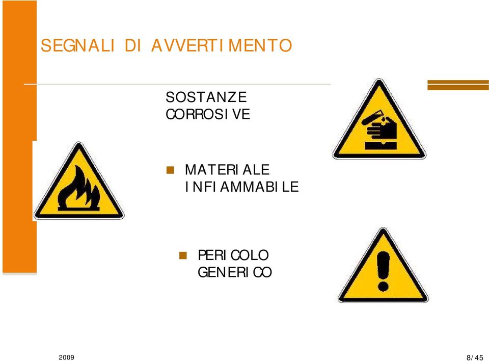 MATERIALE INFIAMMABILE