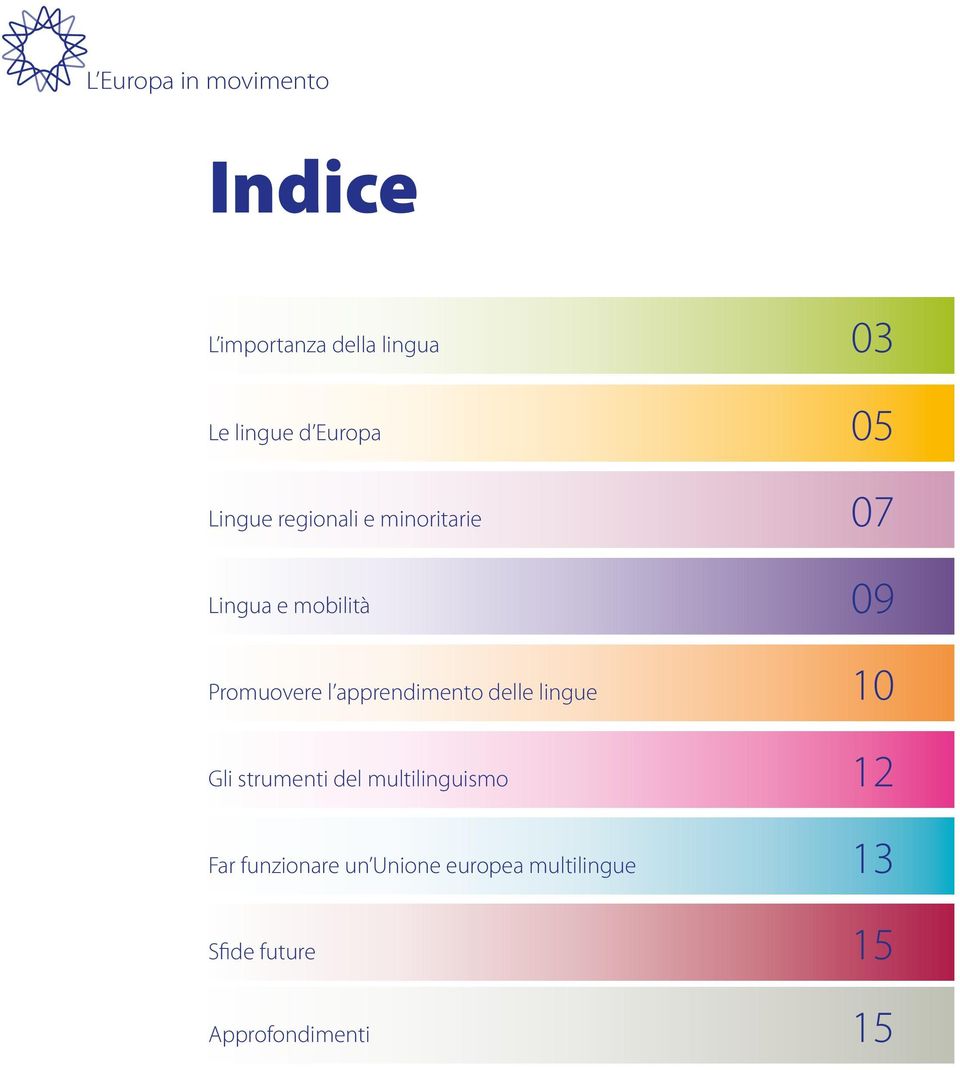 Promuovere l apprendimento delle lingue 10 Gli strumenti del