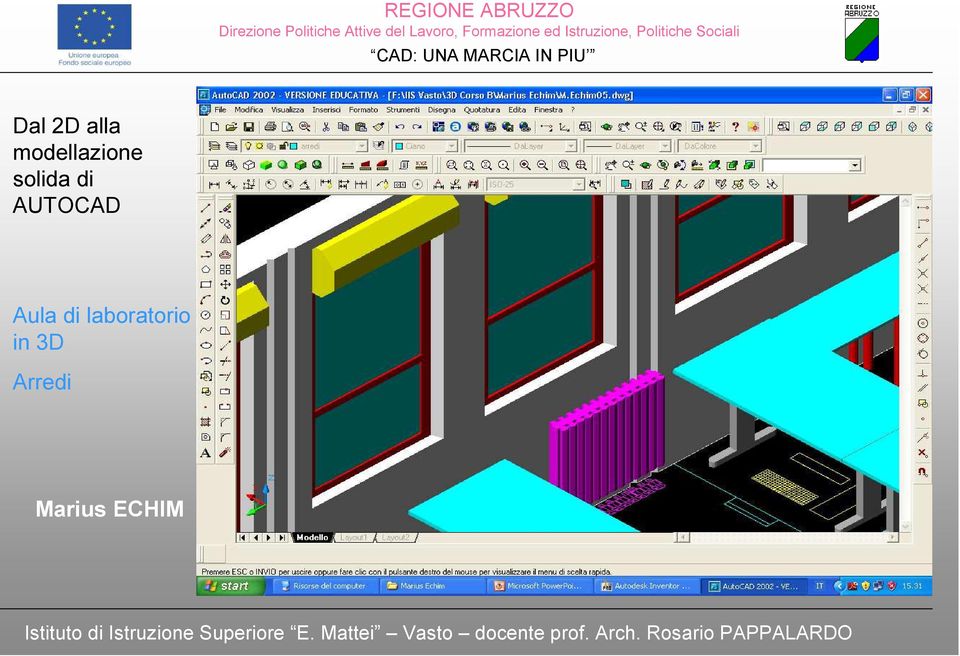 di AUTOCAD Aula di