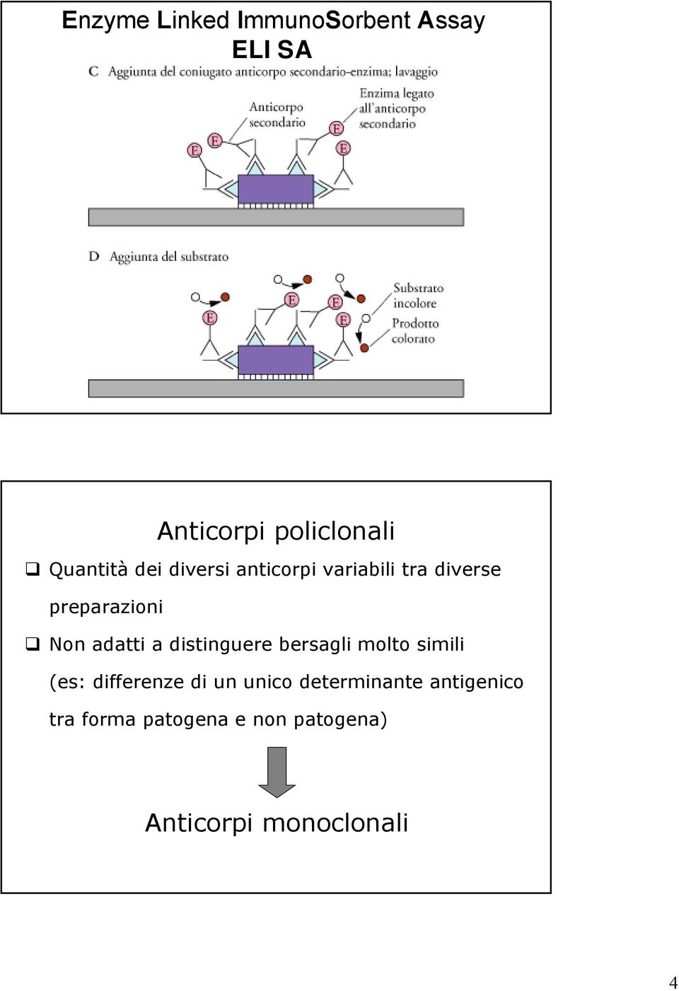 distinguere bersagli molto simili (es: differenze di un unico