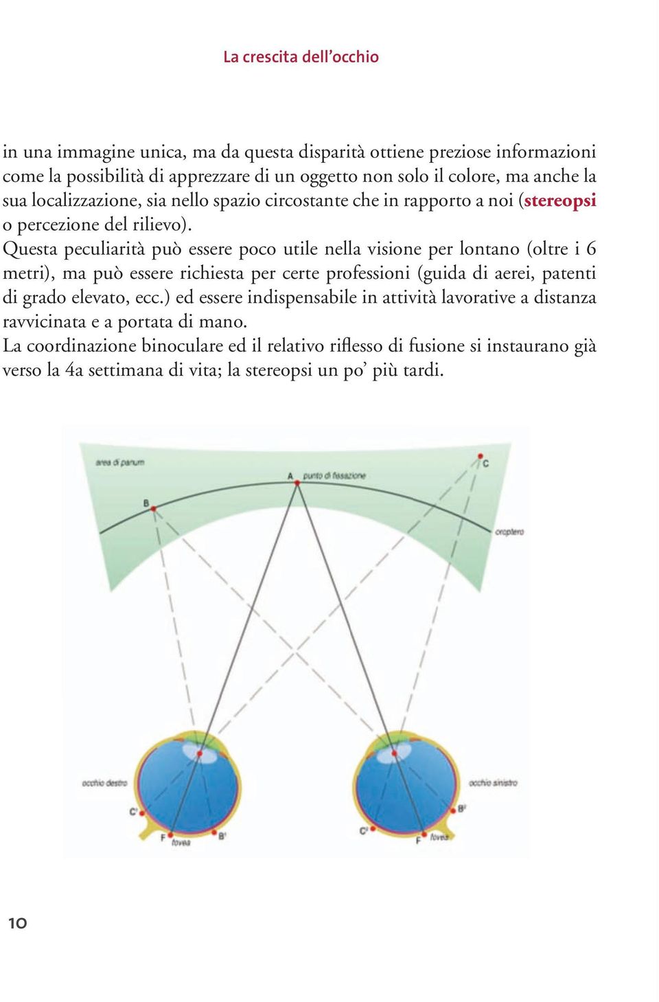 Questa peculiarità può essere poco utile nella visione per lontano (oltre i 6 metri), ma può essere richiesta per certe professioni (guida di aerei, patenti di grado elevato,