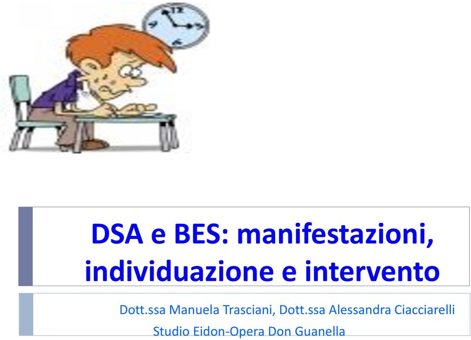 ssa Manuela Trasciani, Dott.