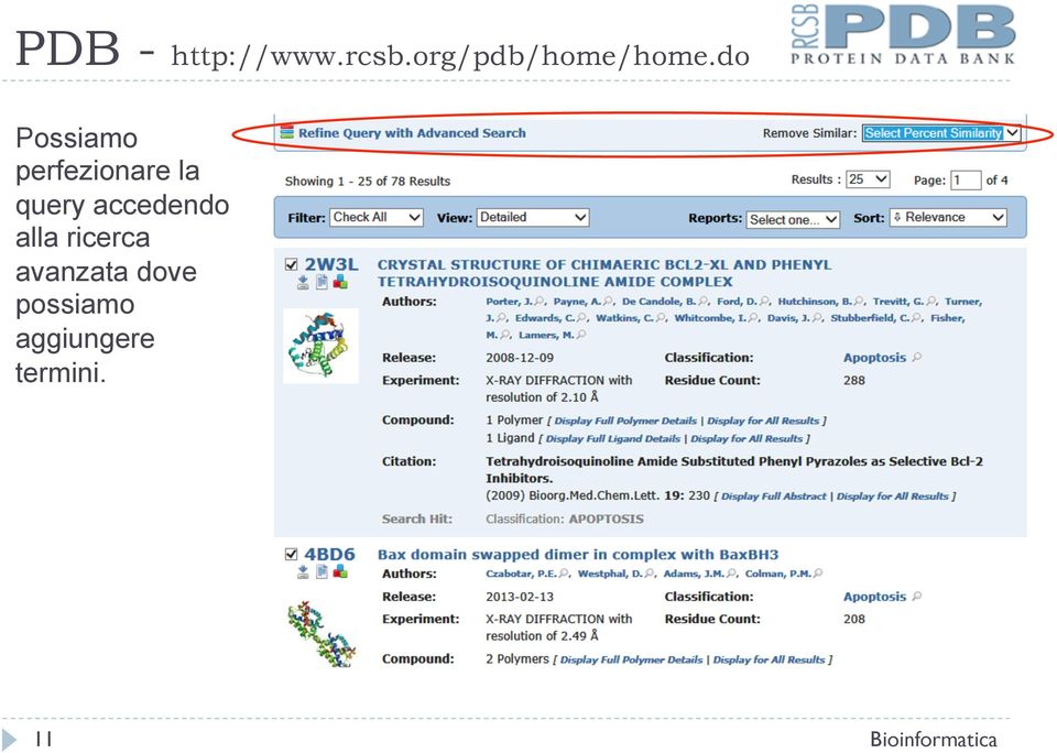 do Possiamo perfezionare la query