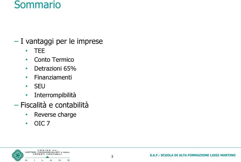 Finanziamenti SEU Interrompibilità