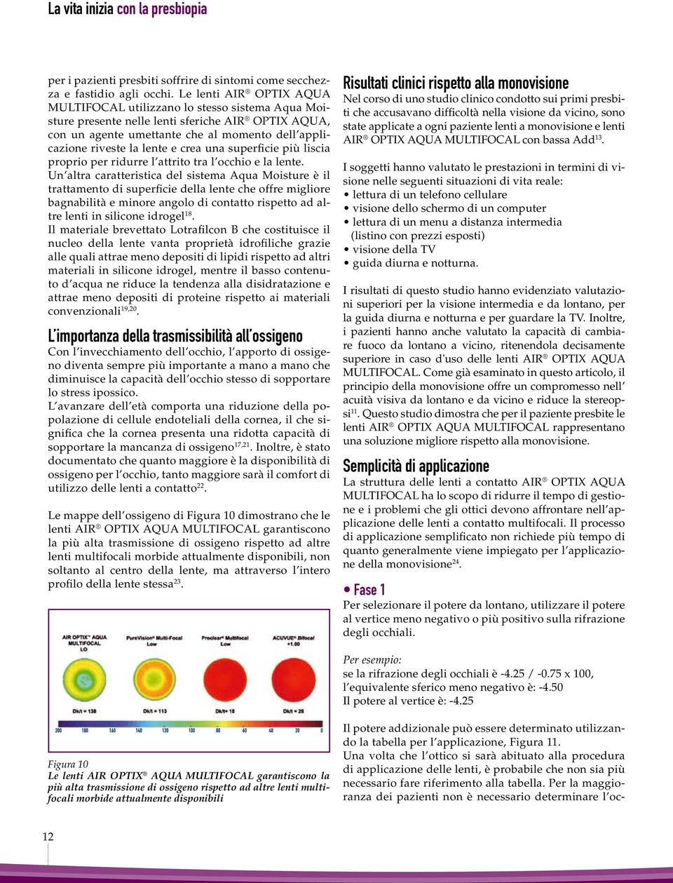 crea una superficie più liscia proprio per ridurre l attrito tra l occhio e la lente.